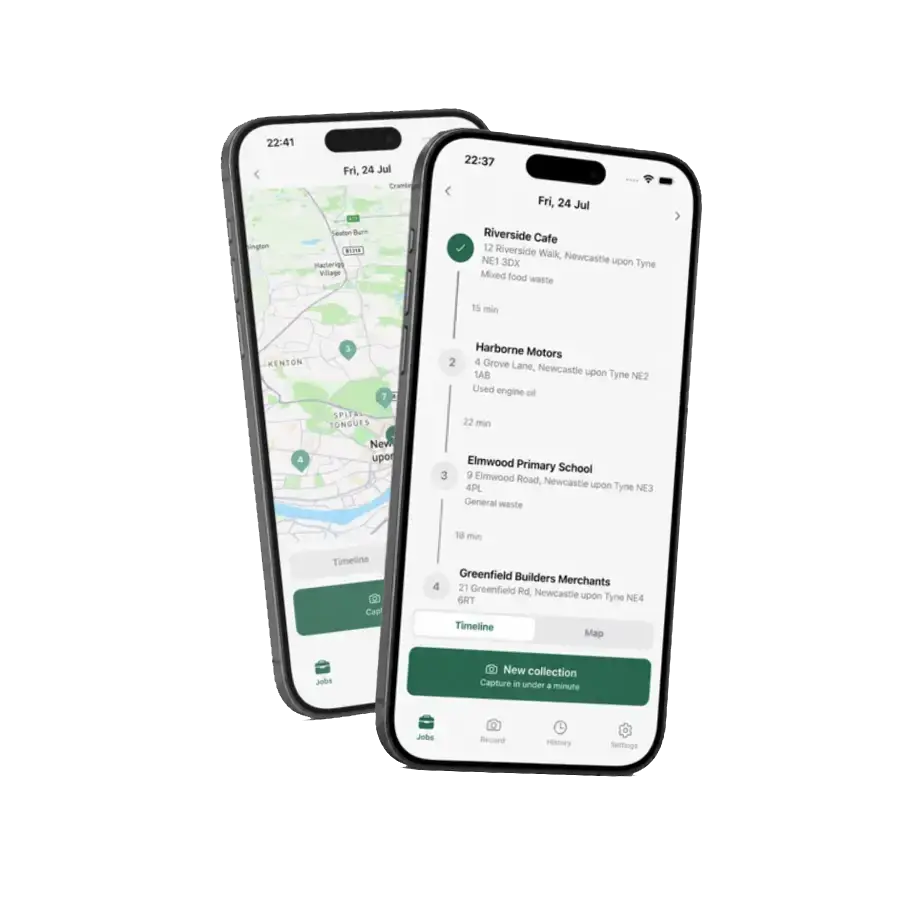 WasteTrace - Mobile App & Regulatory Compliance